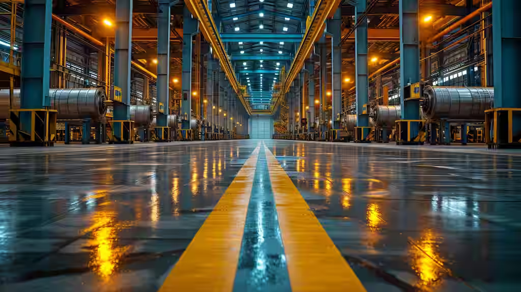 commercial cleaning crew in industrial warehouse facility Twin Cities