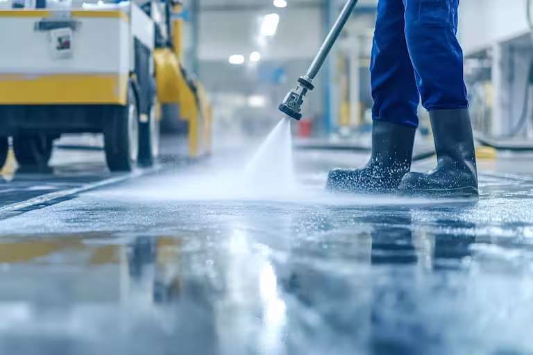 Industrial floor scrubbing and maintenance service Minneapolis-St. Paul